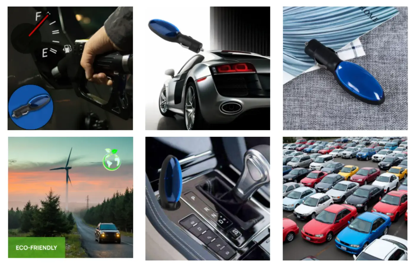 FuelSync device shown to be small and discreet.